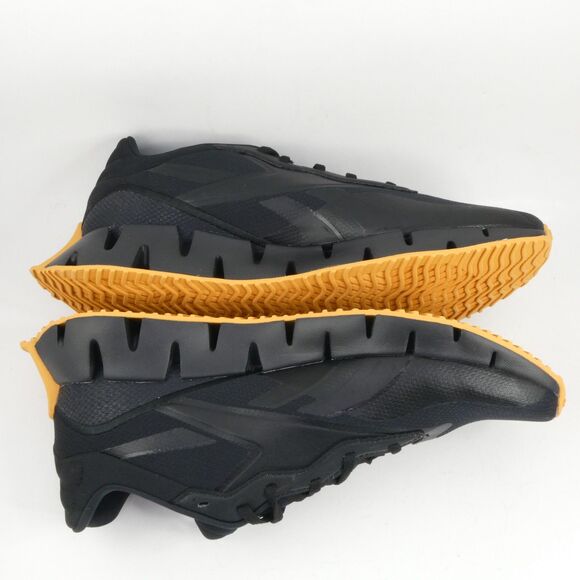 Reebok Men\'s US 11 Zig Vector Sneakers Black Gum Zig Energy Outsole NWOB